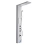 VEVOR Sistema de Ducha con Columna de Acero Inoxidable Cepillado de 135 cm, Cabezal de Ducha Tipo Lluvia, Grifo de 3 Funciones, Montaje en Pared, Chorro de Cuerpo Grande, 1345 x 200 x 460 mm