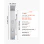 VEVOR Shower Panel Tower System (5 modes) with rain waterfall shower head, (1345 mm) shower column made of 304 stainless steel, rain massage system for wall mounting, with hand shower & bath spout & 2 body jets