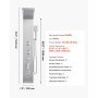 VEVOR Shower Panel Tower System (5 in 1) with Rain Waterfall Shower Head, (1345 mm) Stainless Steel Shower Column, Wall-Mounted Rain Massage System, with Hand Shower & Bathtub Spout & 3 Body Jets