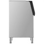 VEVOR Contenedor de Hielo para Máquina de Hielo, Capacidad 136 kg, con Patas de Goma Antideslizantes Ajustables, Apto para Restaurantes, Hoteles y Tiendas de Bebidas, 580 x 668 x 1105 mm, Plata