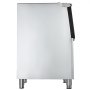 VEVOR Contenedor de Almacenamiento para Máquina de Hielo Capacidad de 136 kg Contenedor de Hielo de Acero Inoxidable con Patas de Goma Antideslizantes Altura Ajustable para Restaurante, Hotel, Bar