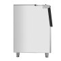VEVOR Contenedor de Almacenamiento para Máquina de Hielo Capacidad de 113 kg, Contenedor de Hielo de Acero Inoxidable con Patas de Goma Antideslizantes Ajustables para Restaurantes, Hoteles, Bares