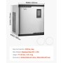 VEVOR Commercial Ice Maker Machine - Head, 136 kg/Day Stainless Steel Ice Machine with Scheduled Ice-Making, Self-Cleaning, Adjustable Thickness, Ideal for Restaurant Bar Cafe Hotel - Head Only