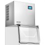 VEVOR Máquina para Fabricar Hielo 163 kg/día, Máquina de Hielo de Acero Inoxidable, Autolimpiante, 156 Bandejas, Grosor Ajustable, para Restaurantes, Bares, Cafeterías, Hoteles, (Solo Cabezal)