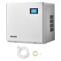 VEVOR Máquina para Fabricar Hielo 163 kg/día, Máquina de Hielo de Acero Inoxidable, Autolimpiante, 156 Bandejas, Grosor Ajustable, para Restaurantes, Bares, Cafeterías, Hoteles, (Solo Cabezal)