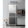 VEVOR Máquina para Fabricar Hielo 250 kg/día Máquina de Hielo de Acero Inoxidable 560 mm Autolimpiante Programada Máquina de Cubitos de Hielo Modular para Restaurantes Hoteles (Solo Cabezal)