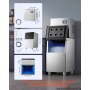 VEVOR Máquina de Hielo Comercial 209 kg/24 h, Máquina para Hacer Hielo con Contenedor de Almacenamiento de 113,4 kg con Autolimpieza, Pantalla Táctil, Independiente, para Bar, Cafetería, Restaurante