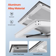 VEVOR Toldo para Puesto a Camiones de Comida con Ventana 1374 x 866 x 80 mm
