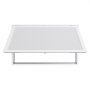 VEVOR Concession Window 152x92 cm, Aluminum Alloy Frame Service Window for Food Truck, Up to 85 Degrees Stand Serving Window with Awning Door and Drag Hook, Rainwater Resistant for Concession Trailer