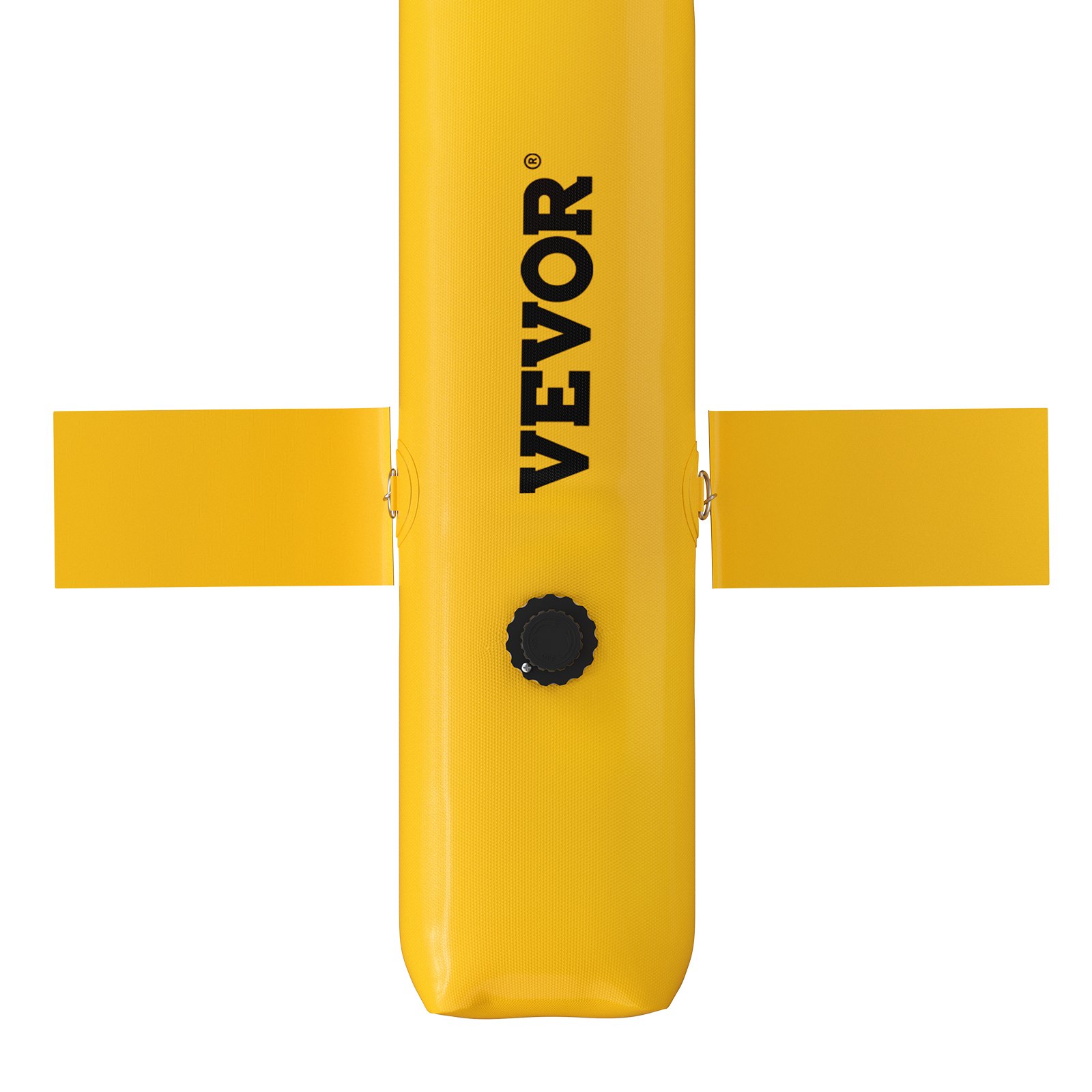 VEVOR Barrera de Inundación Amarilla PVC Industrial Barrera Hidráulica 290 L de Capacidad de Agua Barrera de Protección contra Inundaciones 7,32 mx2,5cmx1,5cm para Portal, Garaje, Carreteras, Presas