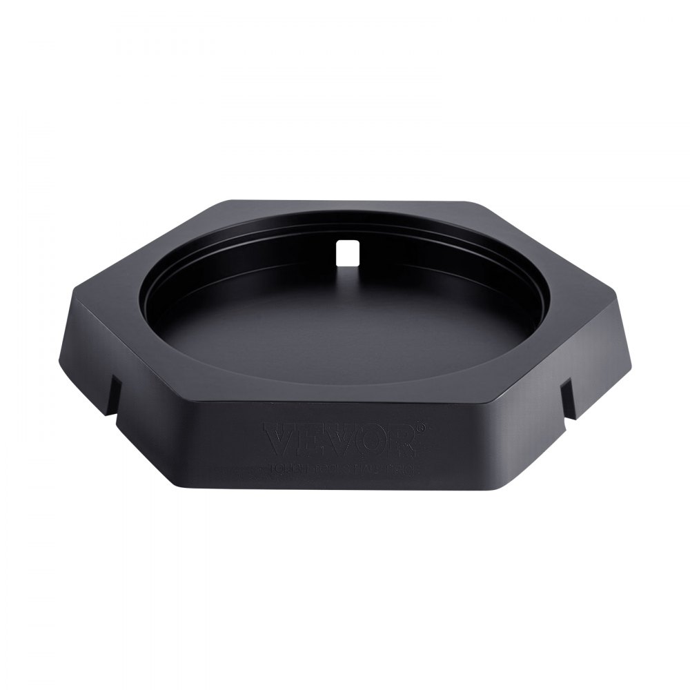 VEVOR 4-pack leveling pads for motorhomes, trailer jack pads made of rubber, 2300 kg load capacity (per pad), jack stabilizing pad with large surface area, ideal for round jack feet (254 mm)