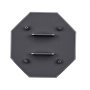 VEVOR Almohadillas Niveladoras para Vehículos Recreativos, Cada Una con Carga de 2277 kg, Ideal para Patas de Tijera, Quinta Rueda y Autocaravanas con Aire Acondicionado. 203 x 203 x 76 mm, 4 uds