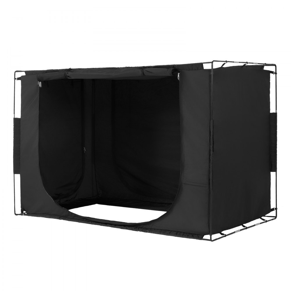 VEVOR 3 Puertas Tienda 70% Opaca de Cama de 190x99x119 cm con Postes de Fibra