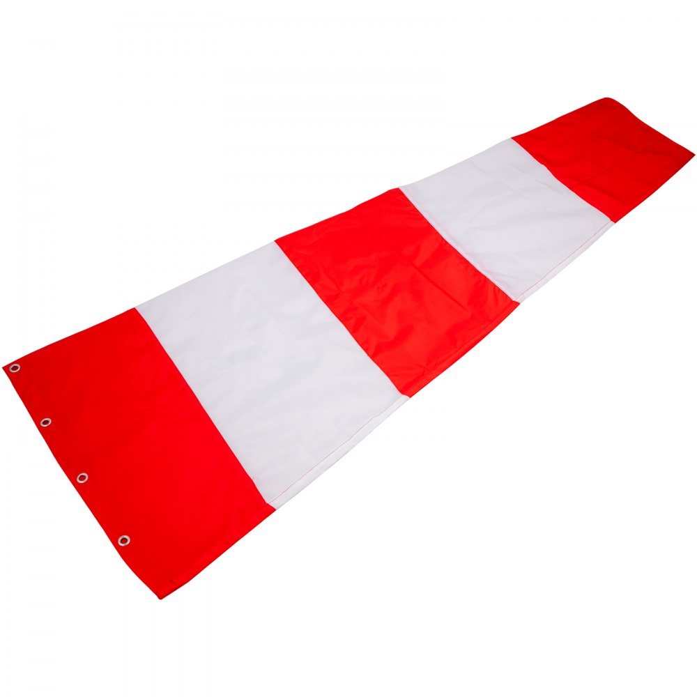 Manga Aire Estable Aeropuerto Manga Viento 33x 137,2 Cmrojo Anaranjado Blanco