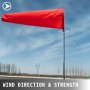Manga De Aire Estable Para Aeropuerto Manga Viento45,7 X 152,4 Cmnaranja Roja