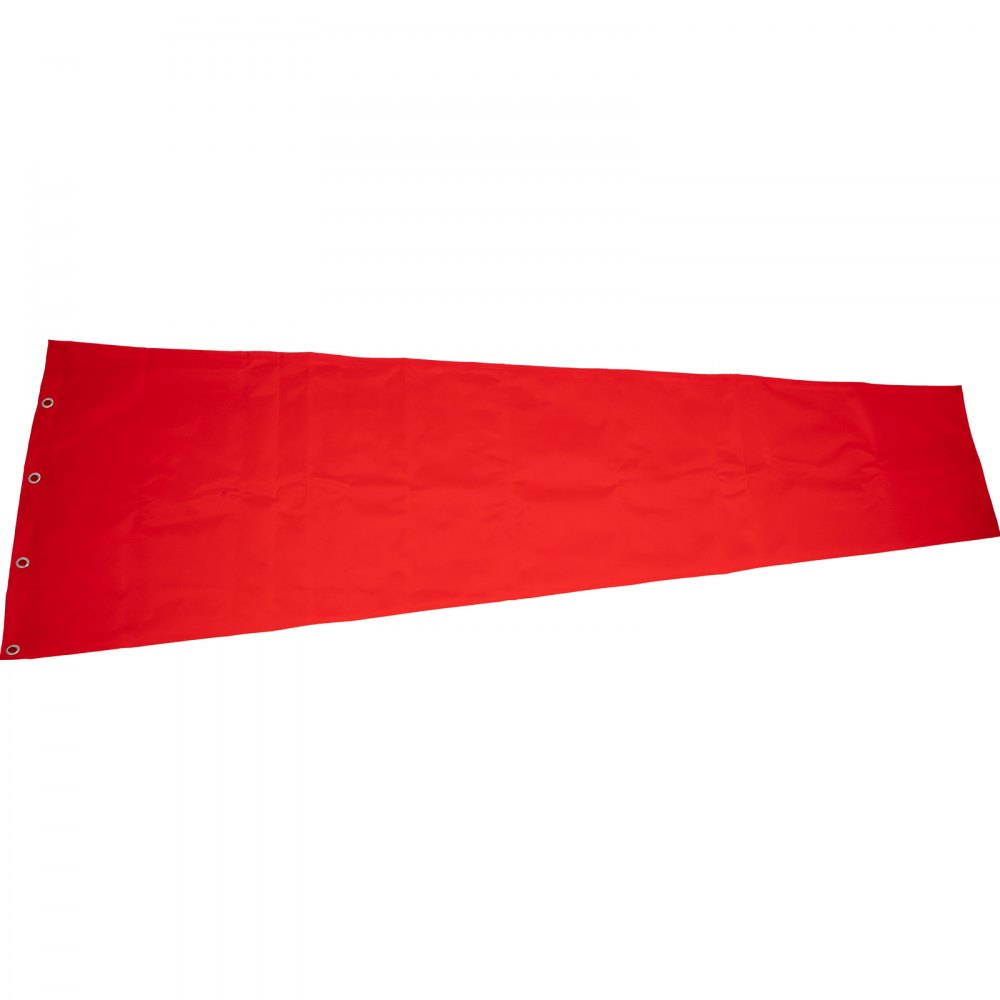 Manga De Aire Estable Para Aeropuerto Manga Viento 45,7 X 182,9 Cmnaranja Roja