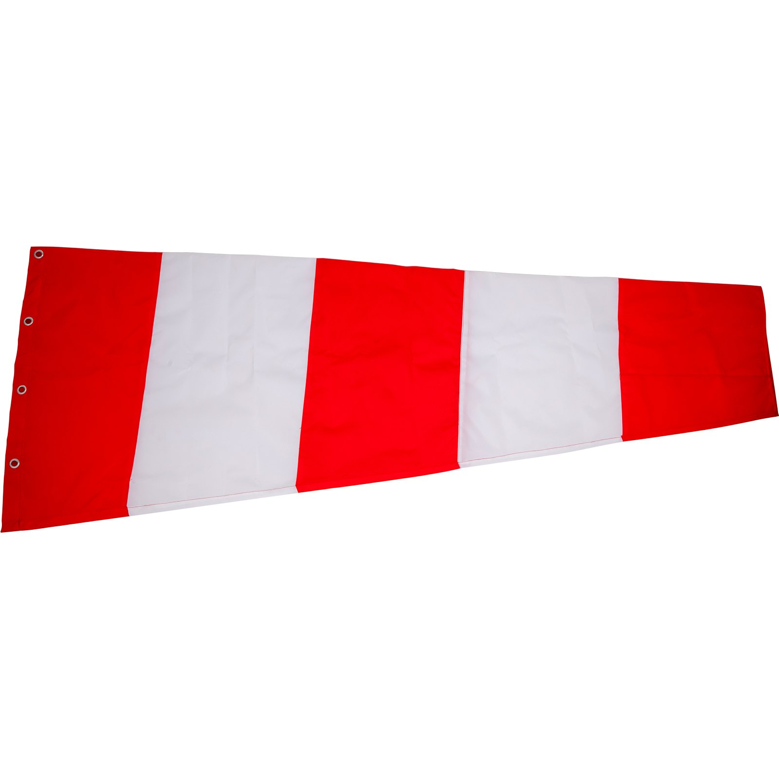 Manga De Viento Para Aeropuerto Nilón 400d 36"x144" Anaranjado Blanco