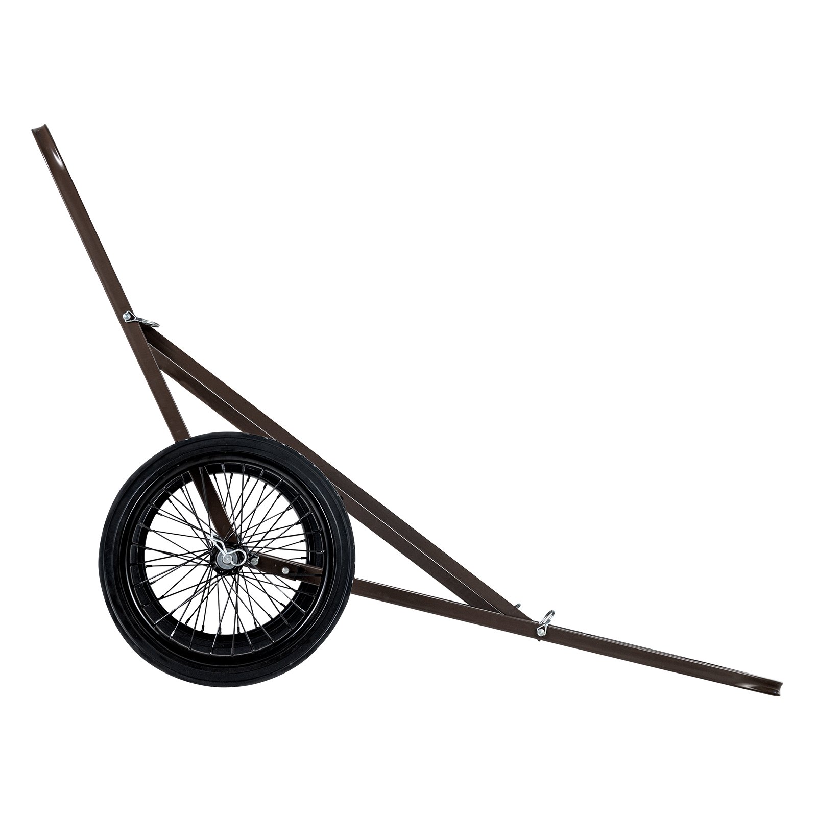 VEVOR Deer Cart, carro de caza plegable con capacidad de 300 libras, carro de caza con ruedas de goma grandes y mango ergonómico, accesorios resistentes para carro de caza, plataforma rodante para equipo utilitario para caza, pesca y senderismo