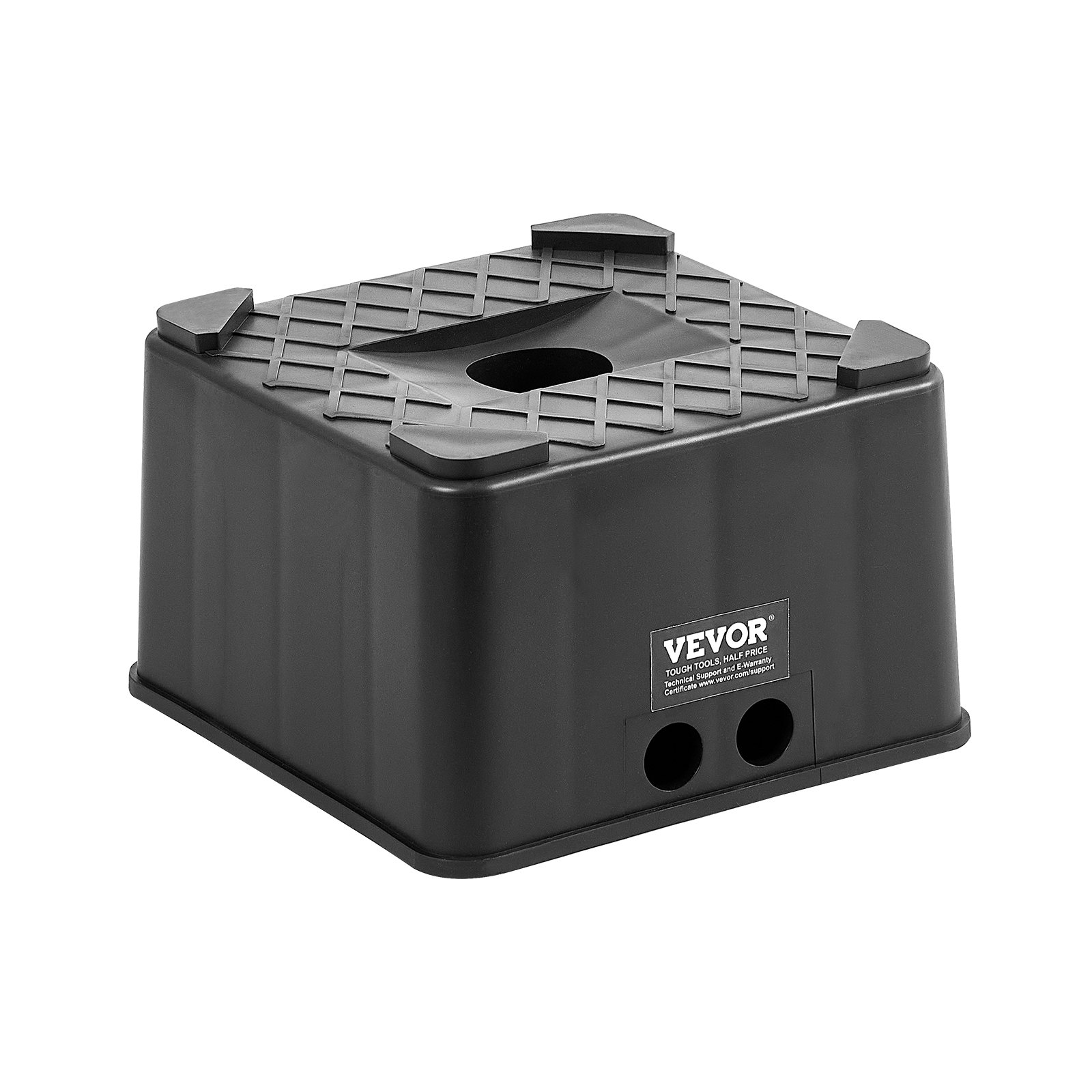 VEVOR Jack Block for Trailers (152.4 mm high jack block) Leveling block with 2722 kg lifting capacity, motorhome lifting block for caravans, trailer support block made of PP (square)