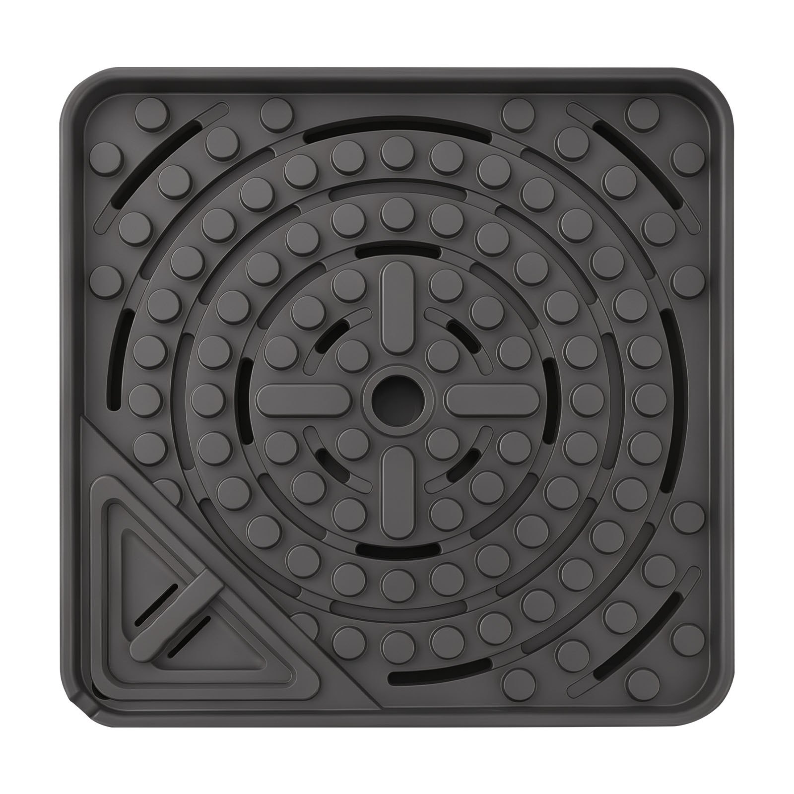 VEVOR Depósito de Fuente 762 x 762 x 254 mm, Base para Fuente Decorativa, Capacidad de Carga hasta 227 kg, Diseño Escondido, Paisajismo de Estanque Cascada para Jardín Patio Parque Hotel, Color Negro
