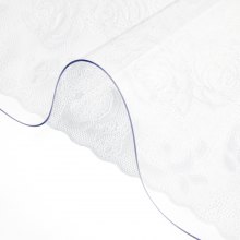 VEVOR Mantel de PVC transparente Cubierta de mesa impermeable Protector de escritorio de 24x60 pulgadas