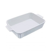 VEVOR Fuente para Horno de Cerámica Rectangular Profunda 33,5 x 24,2 x 7,9 cm