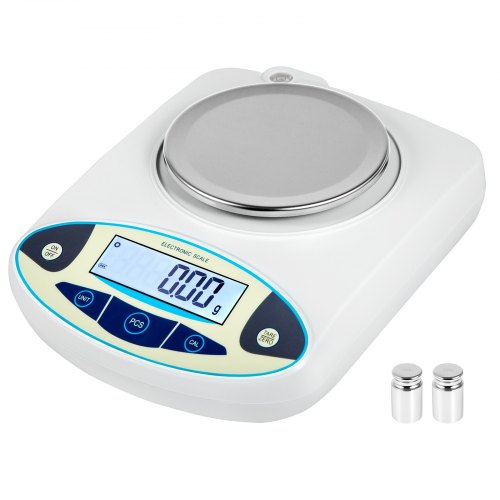 VEVOR Balanza Analítica Digital de Laboratorio de Alta Precisión ≤ 3 seg Balanzas Analíticas de Laboratorio 0,01g X 3000g Balanza Digital en Universidad Empresa Industrias Joyerías Estudio Académico