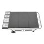 VEVOR Outdoor Grill Cart, Grilling Table, Movable Outdoor Cooking Table with 4 Spice Containers, Wheels, Lids, Hooks, BBQ Prep Tables for Picnic, Kitchen, Courtyard