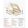 VEVOR Cortador de Jabón Multifuncional, Rebanador de Jabón de 12 Trozos, Alambre de Acero Inoxidable, Tensión Ajustable, Marco de Madera, Herramienta de Corte Manual para Bricolaje Regalo Artesanal