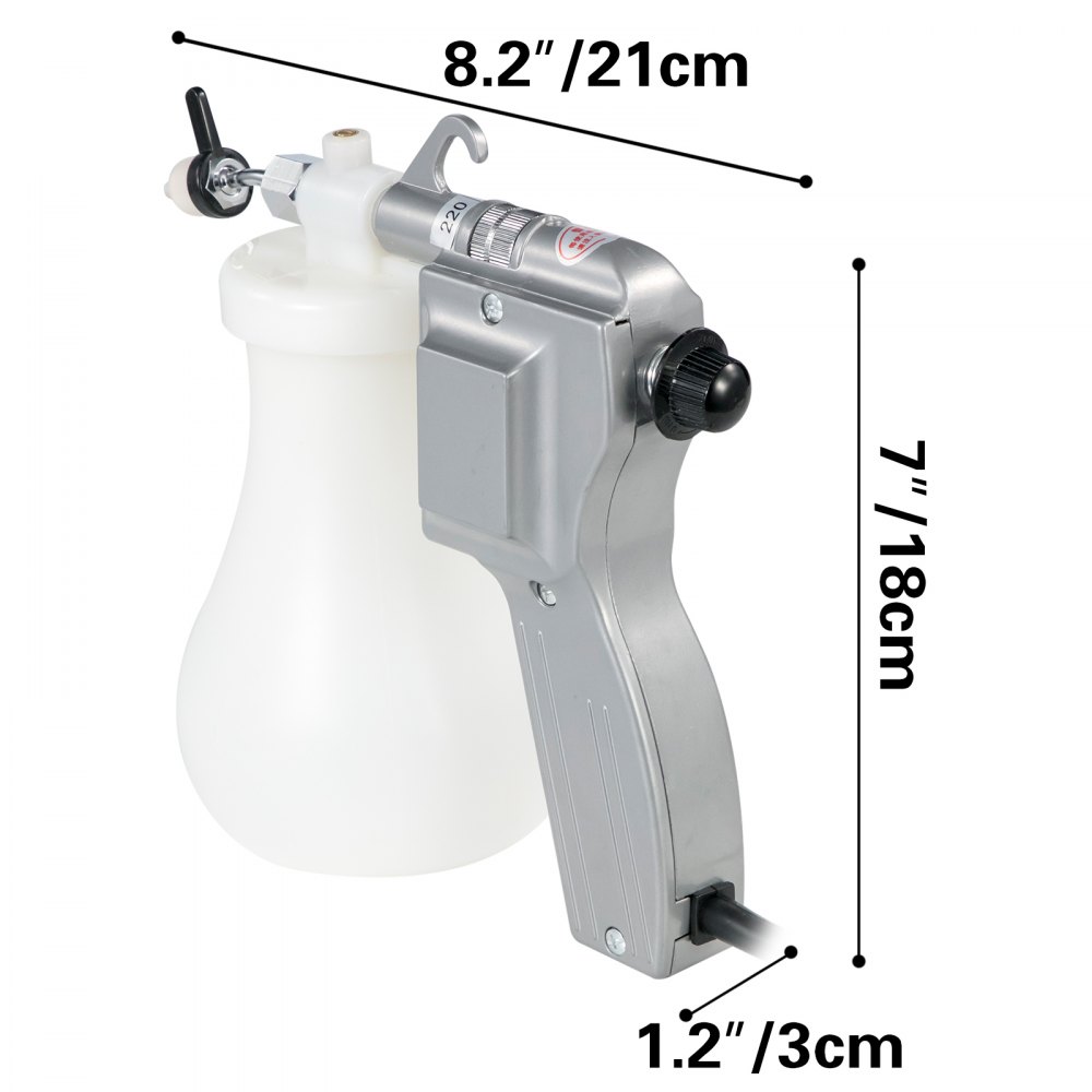 Pistola De Limpieza Textil Pulverizadora De Punto Boquilla Ajustable Serigrafía