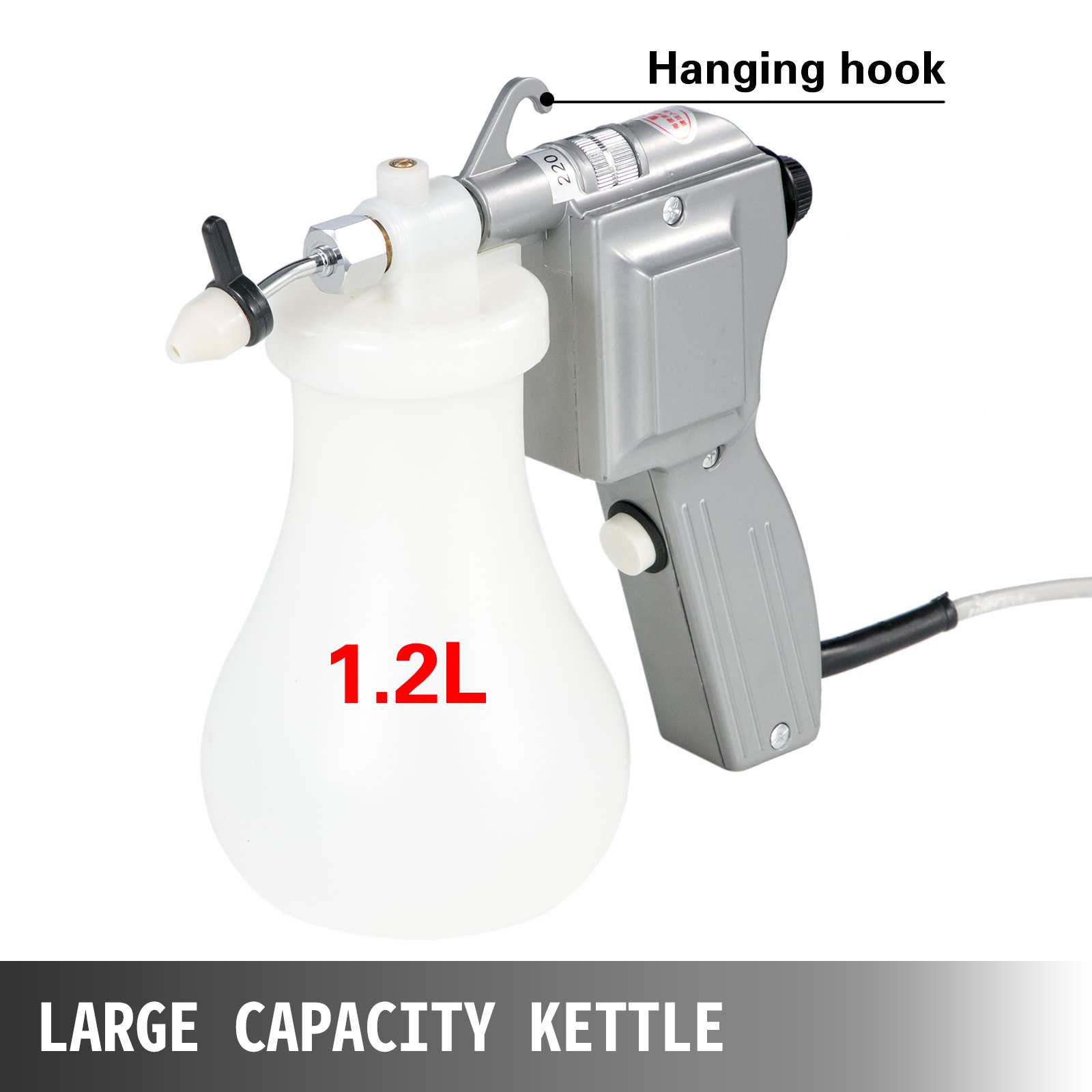 Pistola De Limpieza Textil Pulverizadora De Punto Boquilla Ajustable Serigrafía