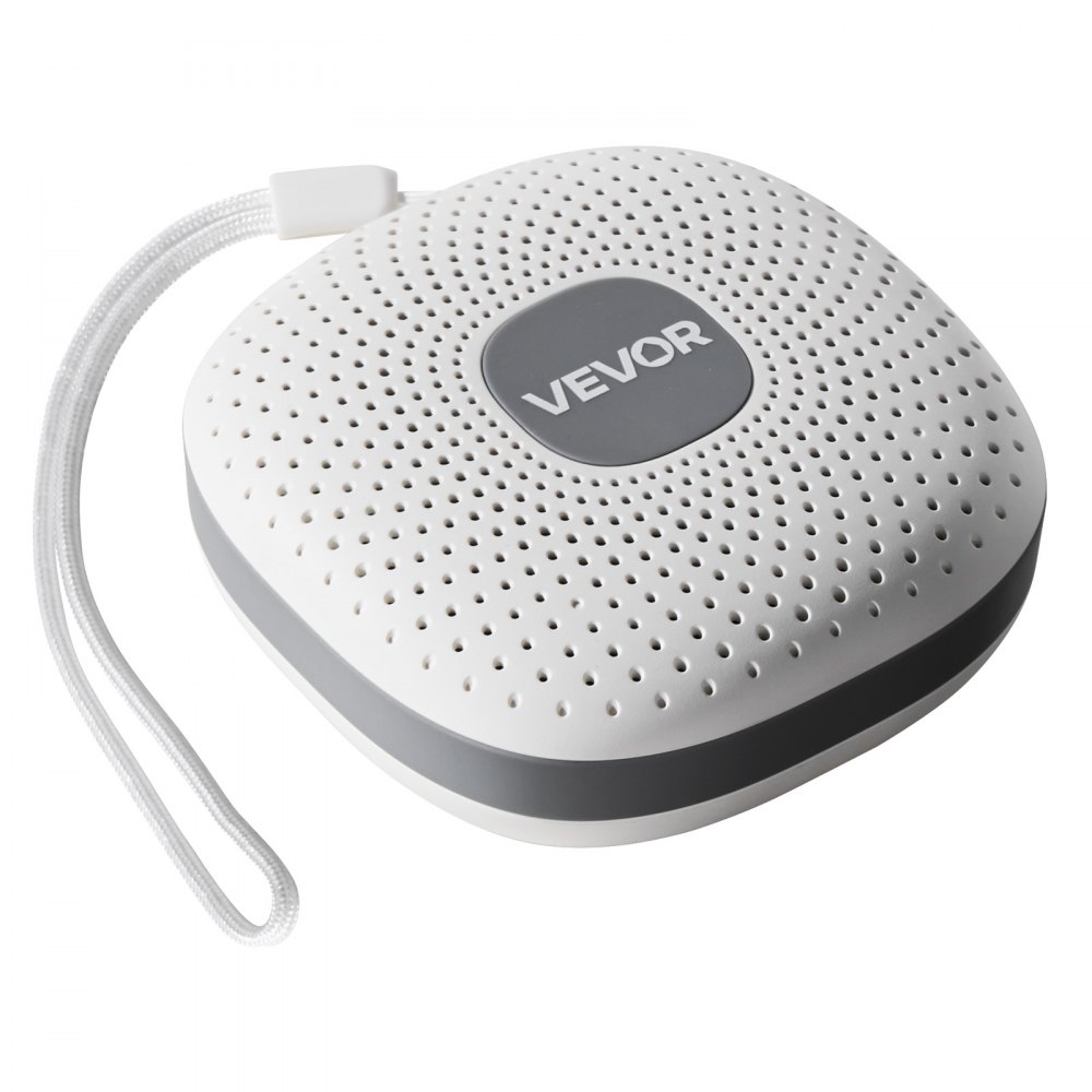 VEVOR Sound Machine, 21 Soothing Sleep Sounds, 3-in-1 Portable and Hangable White Noise Sound Machine with Auto-Off Timer, Soft Ring Light and Memory Function, for Baby, Adults, Home, Office & Travel