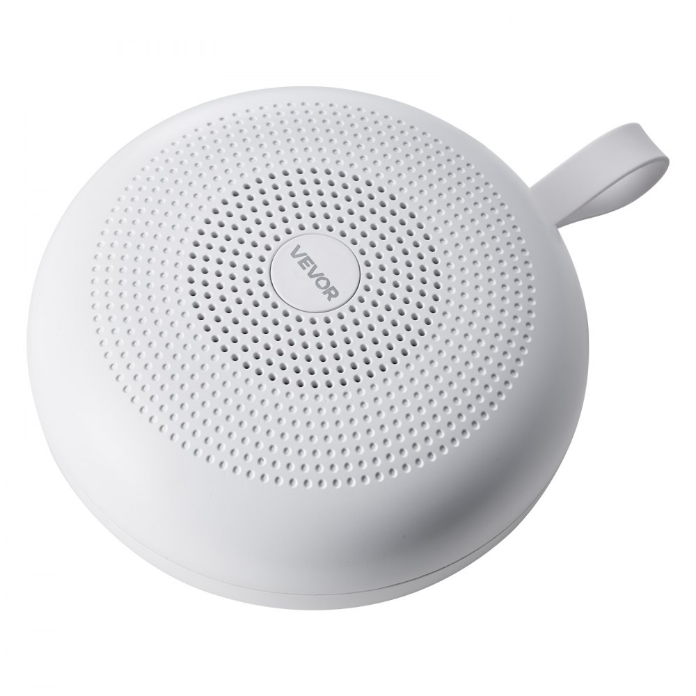 VEVOR Máquina de Ruido Blanco 3 en 1, 30 Pistas de Música, Apagado Automático, Luz de Anillo Suave y Función de Memoria, Generador de Ruido, Temporizador de 30/60/90 Minutos, 133 x 97 x 44 mm
