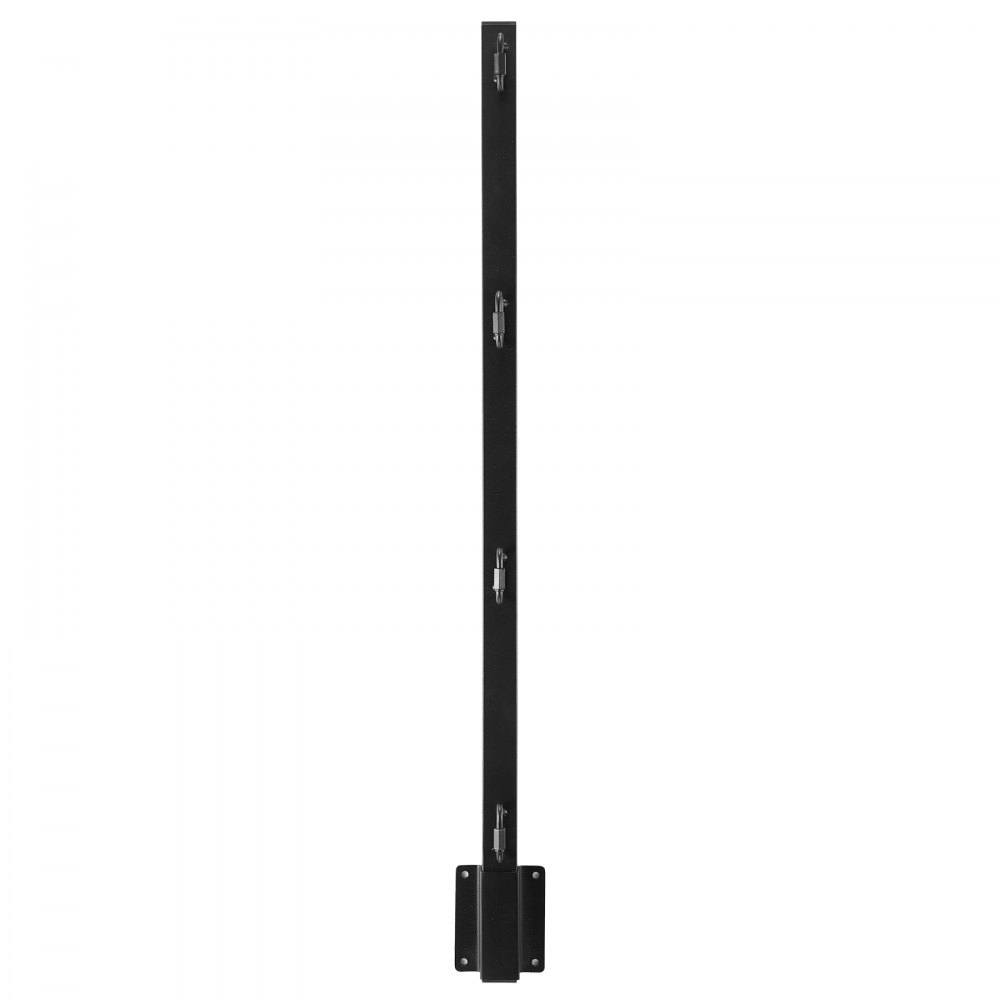 VEVOR Brazo de Extensión de Alambre de Púas, 12 Paquetes Extensores de Postes de Cerca de 815 mm, Extensor de Columna Cuadrada de Cerca de Acero Resistente para Evitar que Las Mascotas Salten