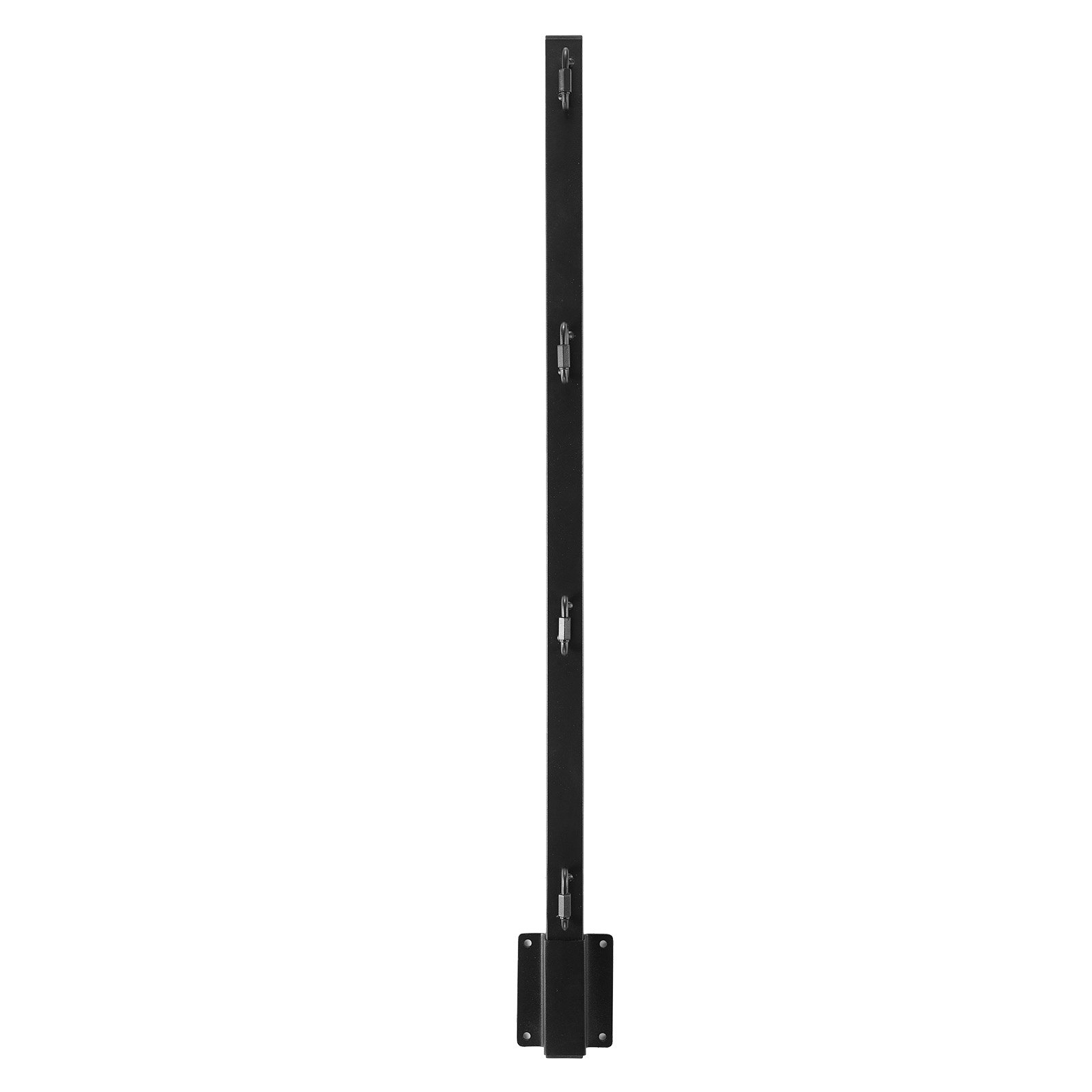 VEVOR Brazo de Extensión de Alambre de Púas, 12 Paquetes Extensores de Postes de Cerca de 815 mm, Extensor de Columna Cuadrada de Cerca de Acero Resistente para Evitar que Las Mascotas Salten