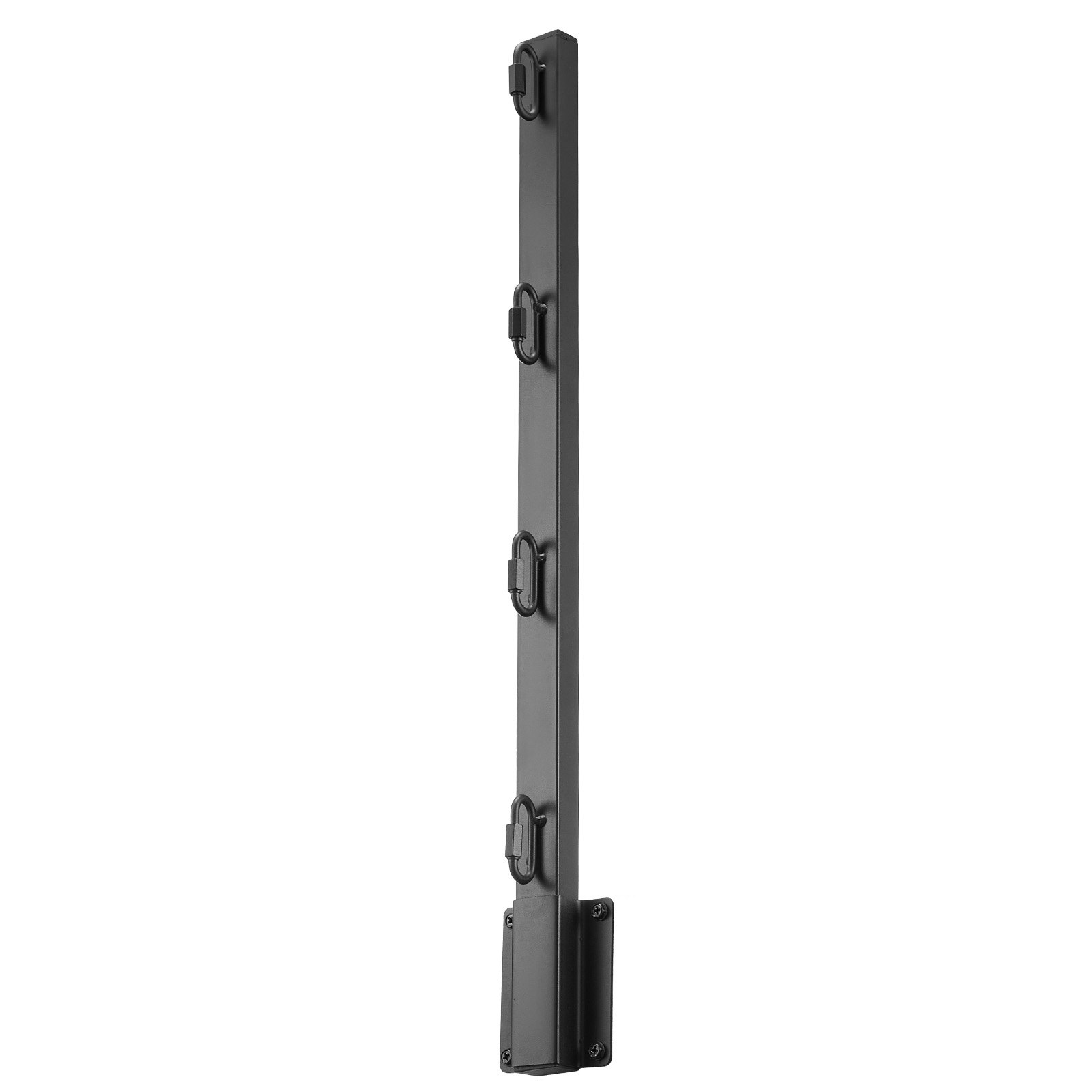 VEVOR Brazo de Extensión de Alambre de Púas, 8 Paquetes Extensores de Postes de Cerca de 60,5 cm, Extensor de Columna Cuadrada de Cerca de Acero Resistente para Evitar que Las Mascotas Salten