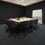VEVOR Paneles de Espuma Acústica, 30,5 x 30,5 x 2,5 cm, Insonorizados de Alta Densidad, Paneles Absorbentes de Sonido para Paredes y Techos de Estudios, Color Negro, 52 uds