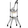 Picadora de frutas y verduras VEVOR con construcción de metal resistente y mango ergonómico para un corte eficiente.