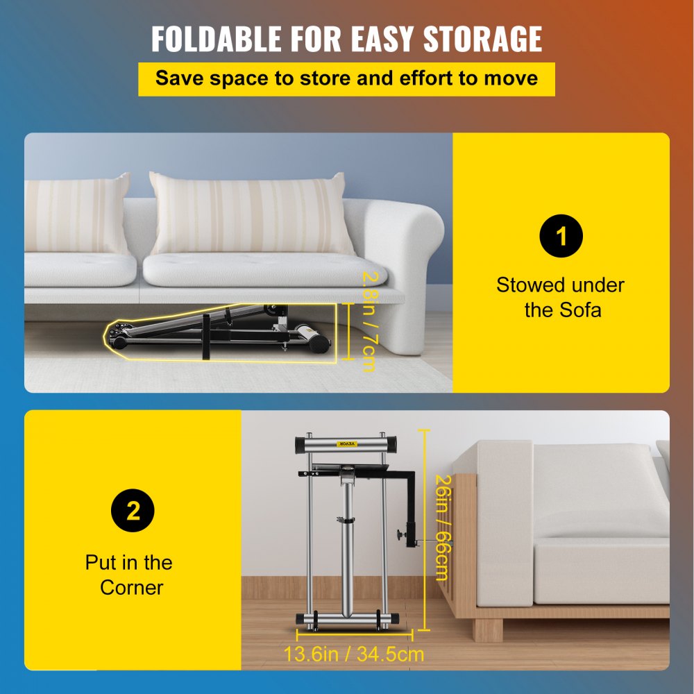 VEVOR Soporte para Volante G25 G27 G29 G920 Soporte de Volante Universal Plegable 67 x 35 x 54-74cm Soporte de rueda Pro Compatible con Fanatec Simcube