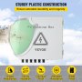 VEVOR Caja Combinadora PV 15A 6 Circuitos Plástico IP65 para Kit de Panel Solar