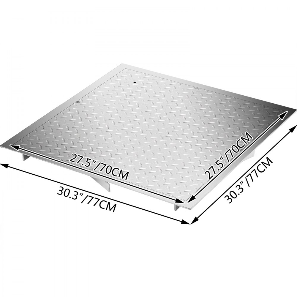 Tapa Para Arqueta 70x70cm Tapa Pozo De Placa Marco 77 X 77cm Altura De 4 Cm