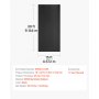 VEVOR Membrana para Techos, 4,572 x 9,144 m, Lámina de EPDM de 1,14 mm, Duradera y Resistente a la Intemperie, Impermeabilización de Techos, Base para Autocaravanas, Cocheras y Estanques, Negro