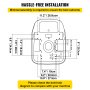 VEVOR Asiento del Tractor 46 x 52,7 x 39,3 cm Asiento Acolchado Universal Material de PVC y Marco de Acero, Asiento de Tractor con Respaldo Aerodinámico para Céspedes, Paisajes y Jardines, Amarillo