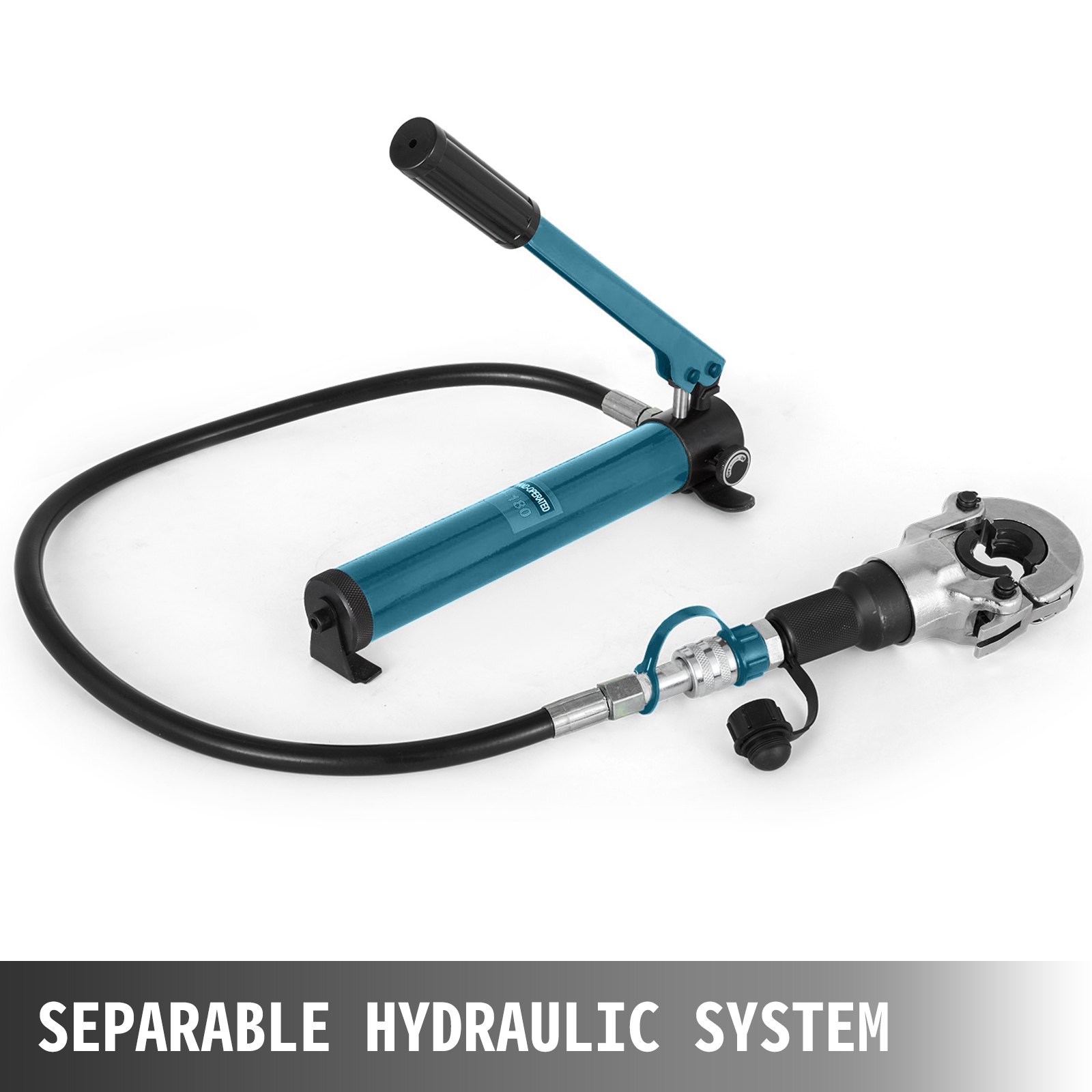 VEVOR Alicates Prensadores de Tuberías 15, 18, 22, 28 mm, Alicate Hidráulico 15-28 mm, Alicates para Tubería 6 T, Alicate Profesional para Tubería, con Sistema Hidráulico Separable