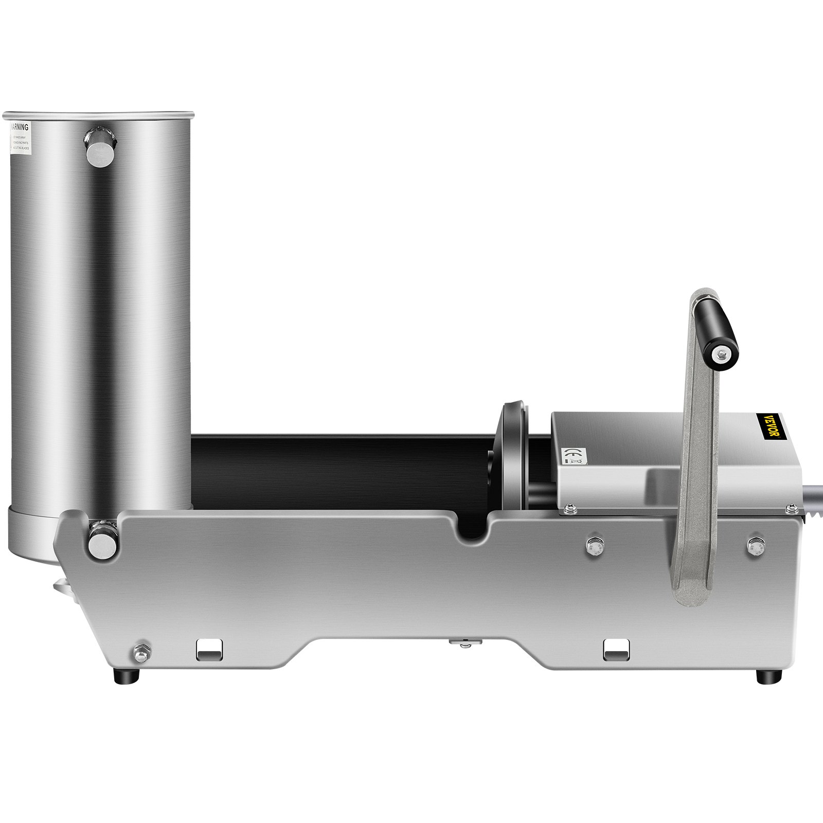 VEVOR Embutidora de Salchichas 7,8 L Horizontal Manual con 5 Tubos 2 Velocidad