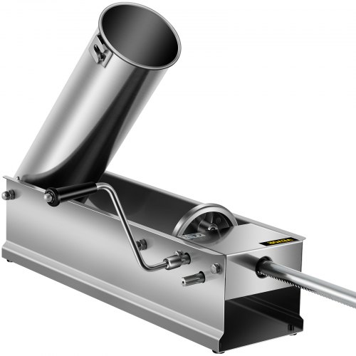 VEVOR Embutidora de Chorizos Horizontal de Acero Inoxidable 7L Llenadora Manual de Salchichas para Hacer Salchichas Chorizo Hot Dogs Bratwurst Adecuado Tanto para Uso Doméstico Como Comercial