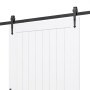 VEVOR Sliding Barn Door, 1067 x 2134mm, High-Strength MDF Panel, Barn Door with Hardware Kit, Water-Proof PVC Surface, Easy to Install, H-Frame, Smoothly and Quietly Sliding for Living Room, Bathroom