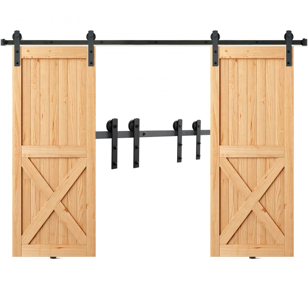 Kit de herrajes para puerta corredera de granero resistente, resistente,  kit de herrajes para puertas correderas de granero, kit de herrajes para