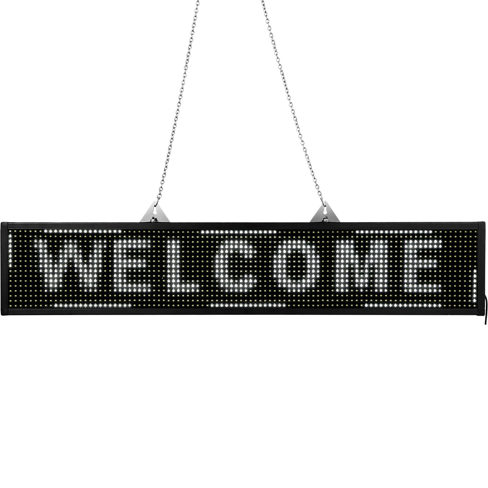 Vevor Letrero Wifi Brillante Blanco Deslizante Letrero Luminoso Led 38" X 6,5"