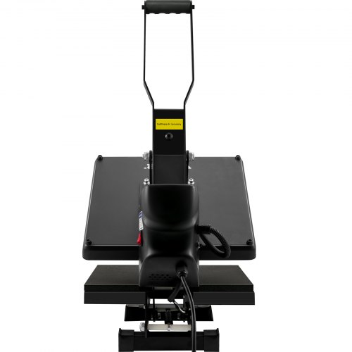 VEVOR Máquina de Prensa de Calor Semiautomática 38 x 38 cm Máquina de Sublimación Máquina de Impresión Textil Abierta Magnética Control Digital Inteligente para Camisetas Fundas de Almohada Máscaras